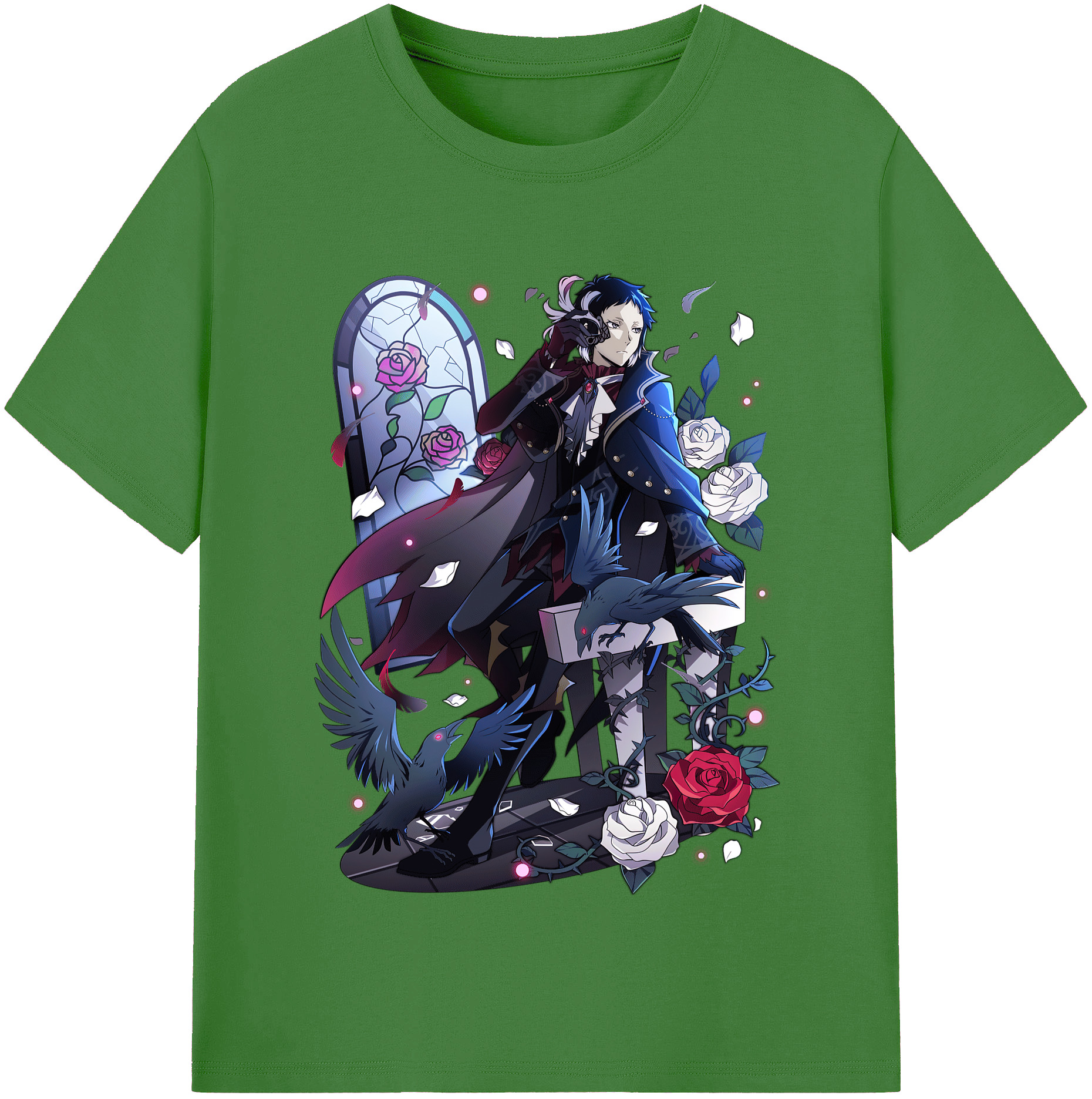 （画像用） 文豪ストレイドッグス Bungo Stray Dogs レディースカジュアルプリントTシャツ（綿100％）